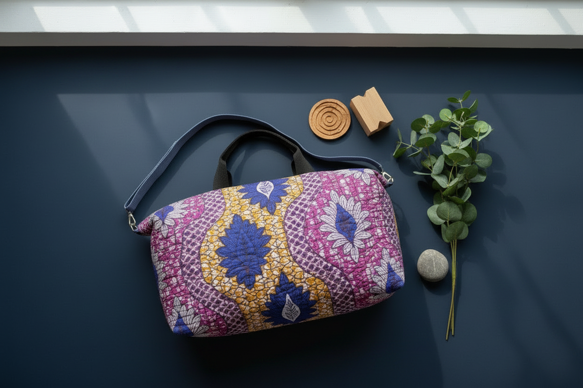 Jardin Solaire weekender flat lay