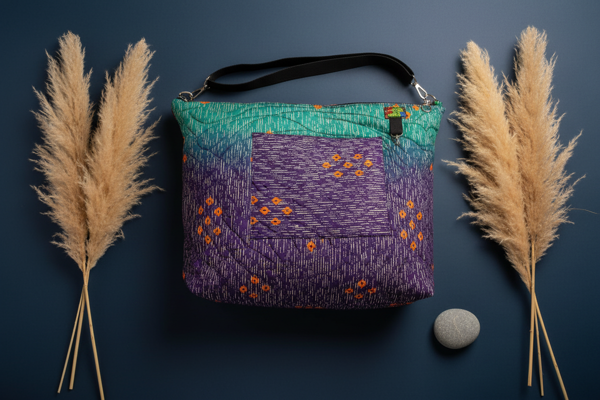 Kitenge Ayo-Joy traveller flat lay