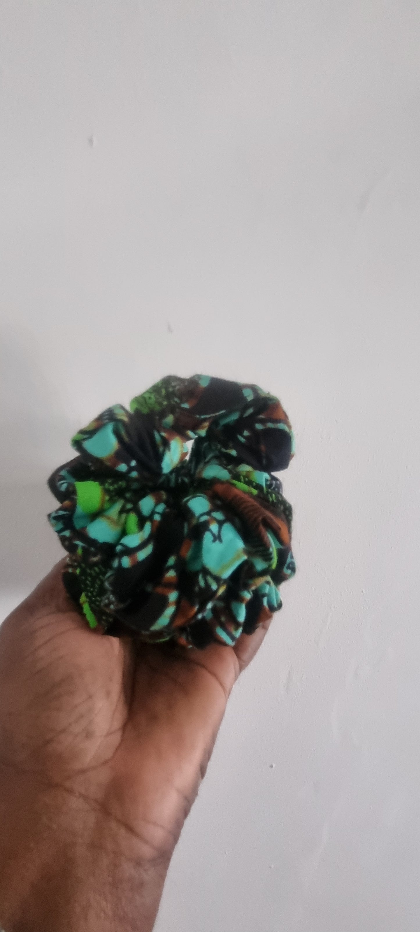 African Wax Print Scrunchie — Random Colour