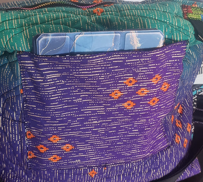 The Traveller – Quilted 'Kitenge – Ayo-Joy' Oversized Travel Bag