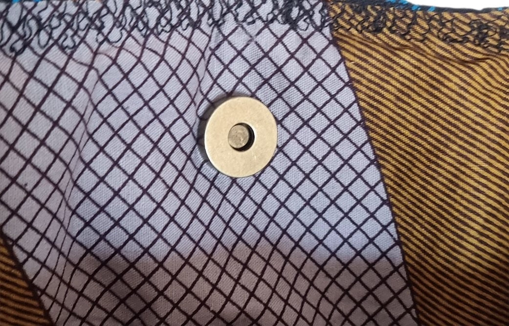 Kitenge Patterned Soft Bucket Bag