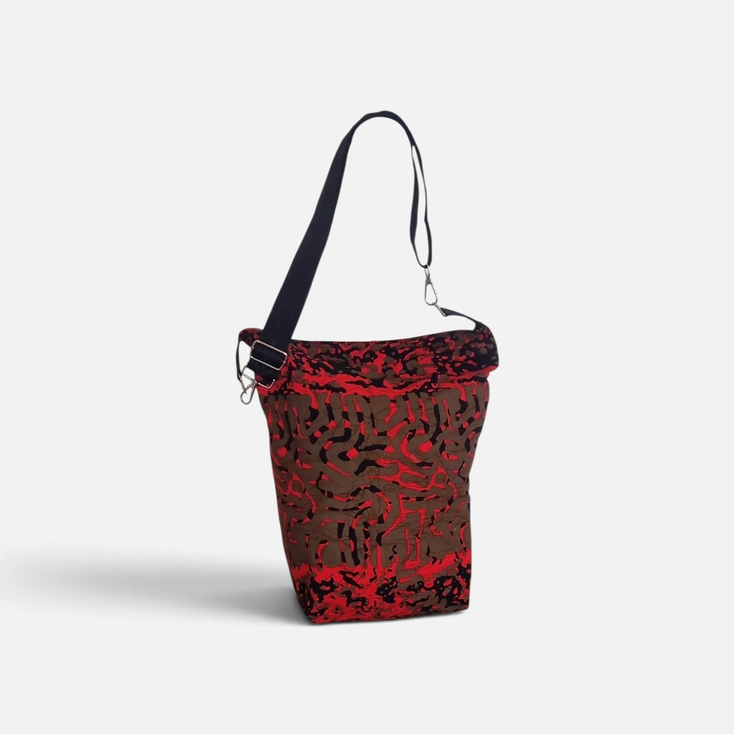 Kitenge Patterned Soft Bucket Bag