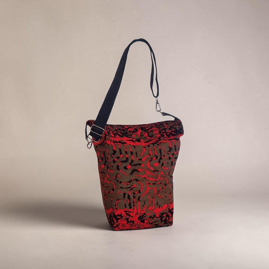 Kitenge Patterned Soft Bucket Bag