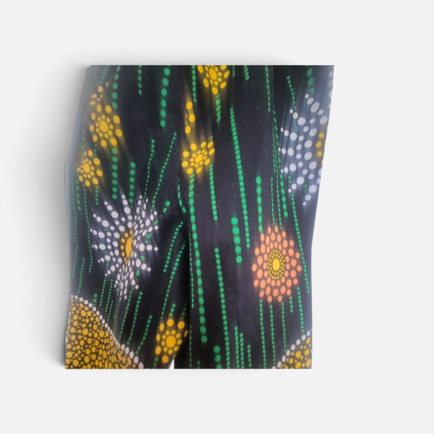 'Mud Huts & Dotty Flowers' African Print Trousers for Children