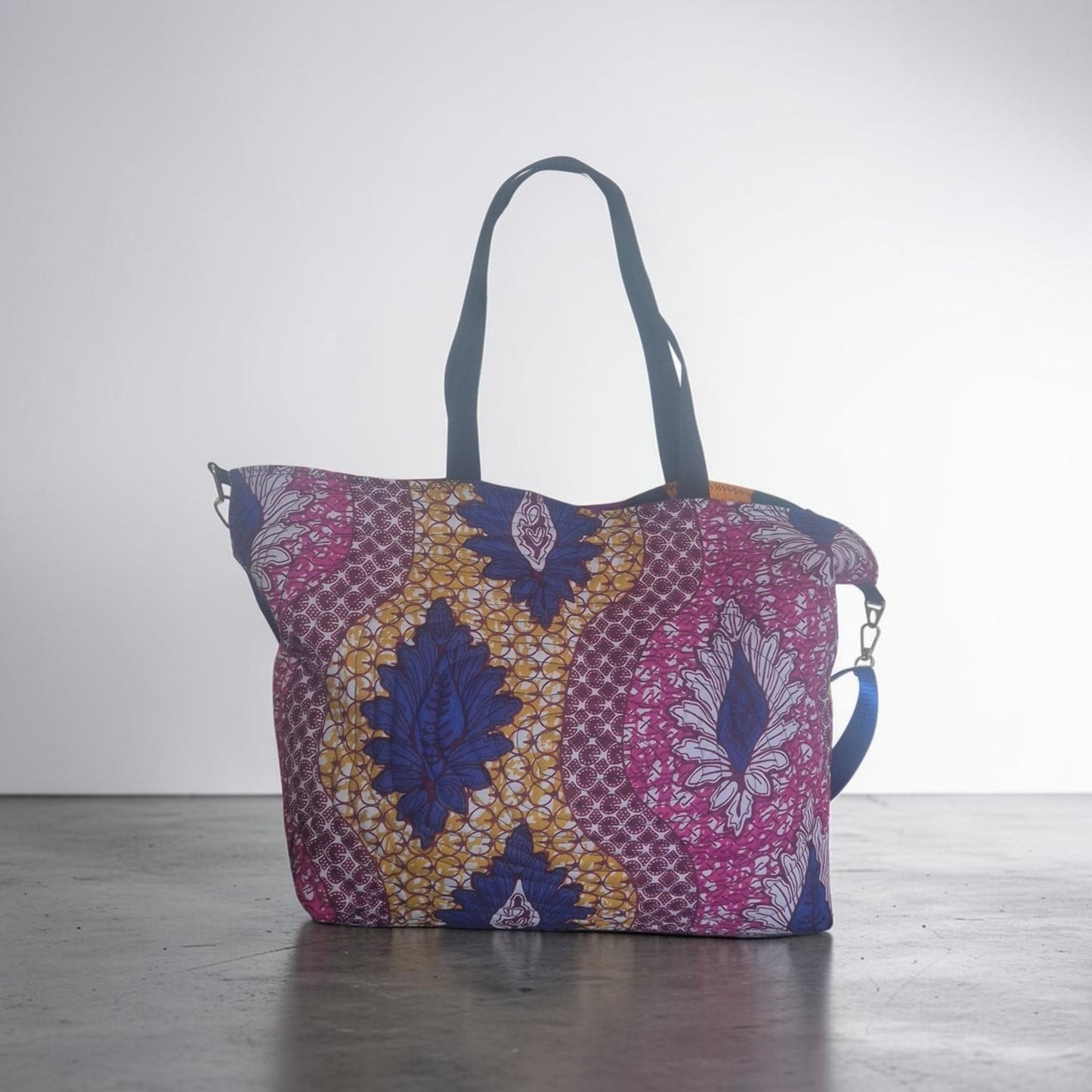 The Weekender – Quilted 'Jardin Solaire' Oversized Travel Bag