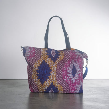 The Weekender – Quilted 'Jardin Solaire' Oversized Travel Bag