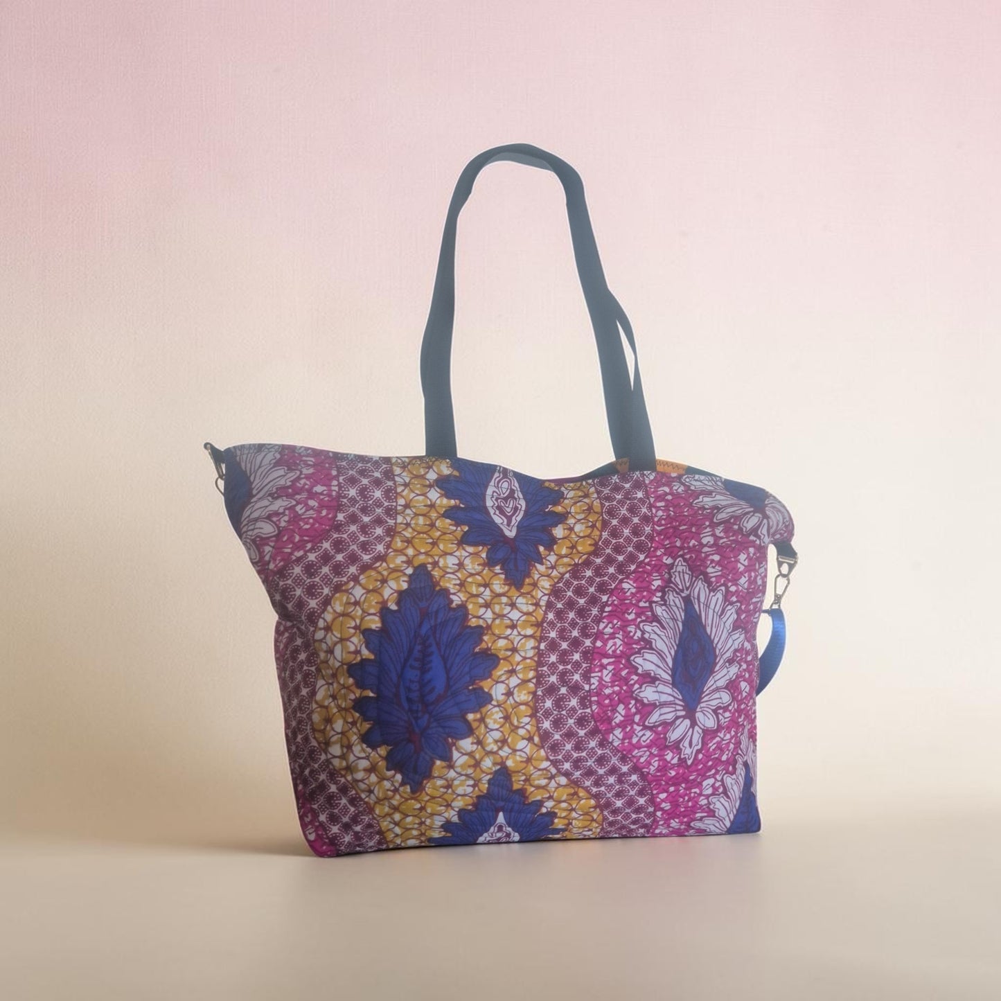 The Weekender – Quilted 'Jardin Solaire' Oversized Travel Bag