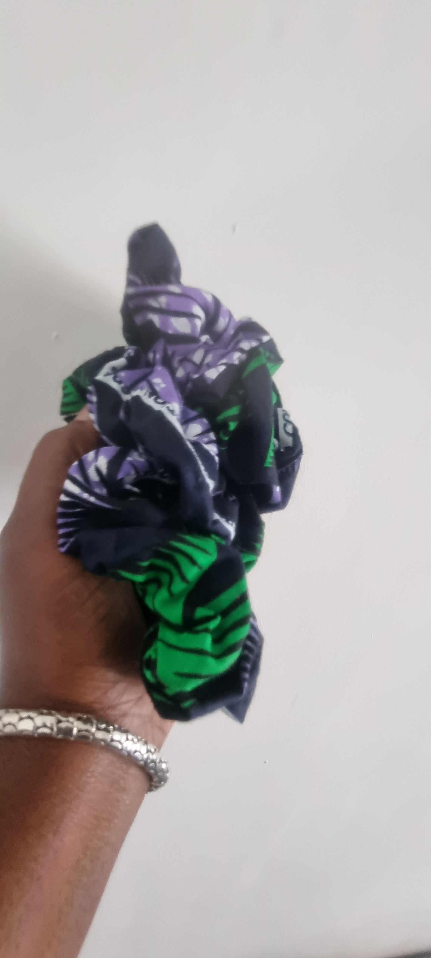 African Wax Print Scrunchie — Random Colour