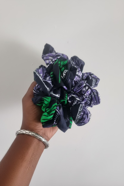 African Wax Print Scrunchies — Random Colours