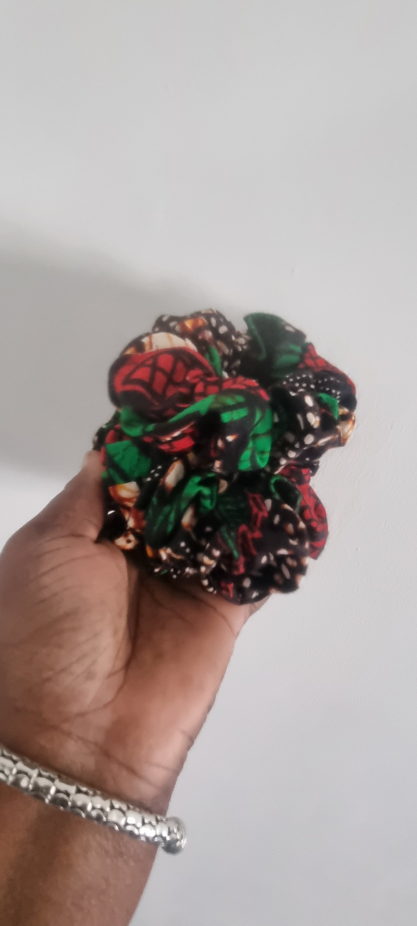 African Wax Print Scrunchie — Random Colour