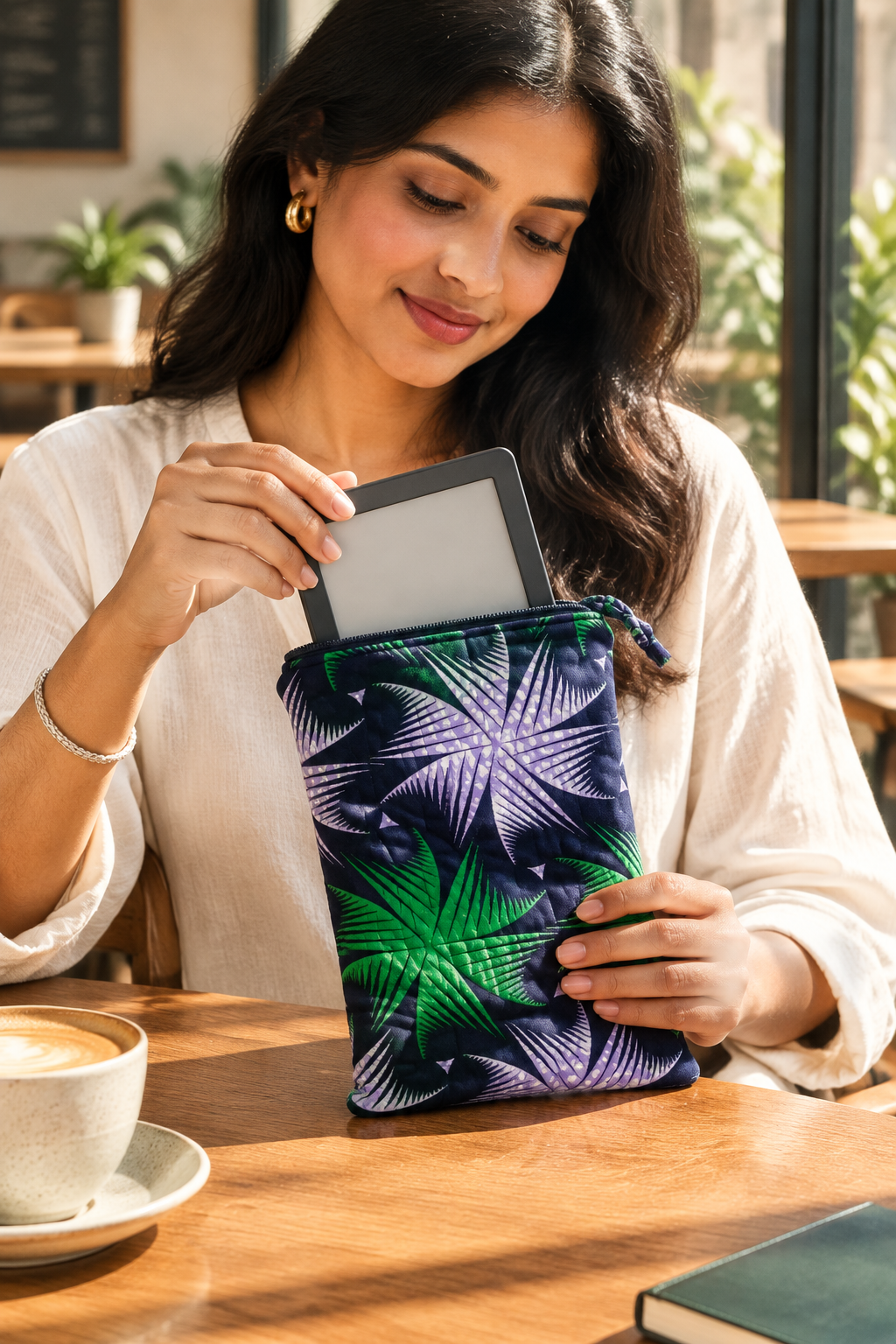 Café eReader lifestyle image