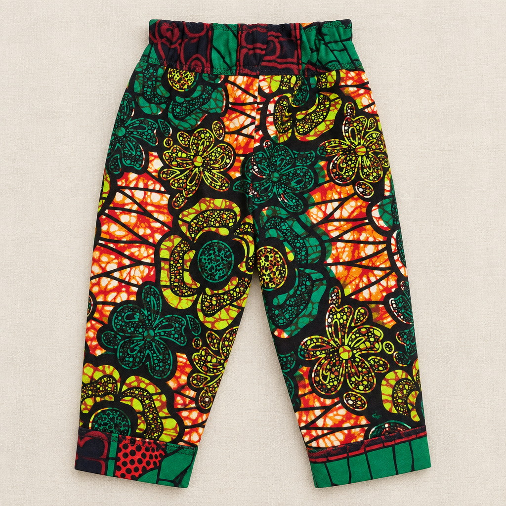 Corrected Botanical trousers flat lay preview