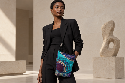 Dashiki bucket bag gallery editorial