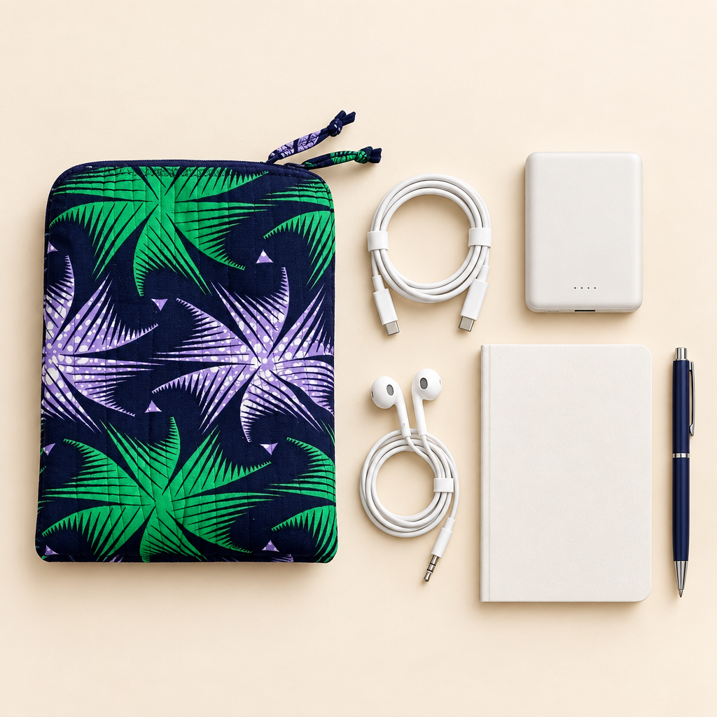 Everyday organiser flat lay
