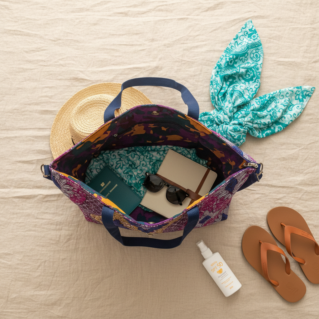 Inside flat lay – Holiday