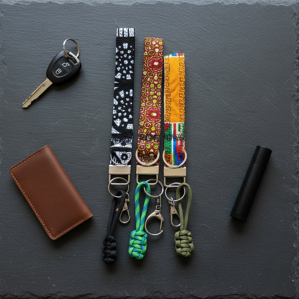 Key Fob – Real EDC Flat Lay
