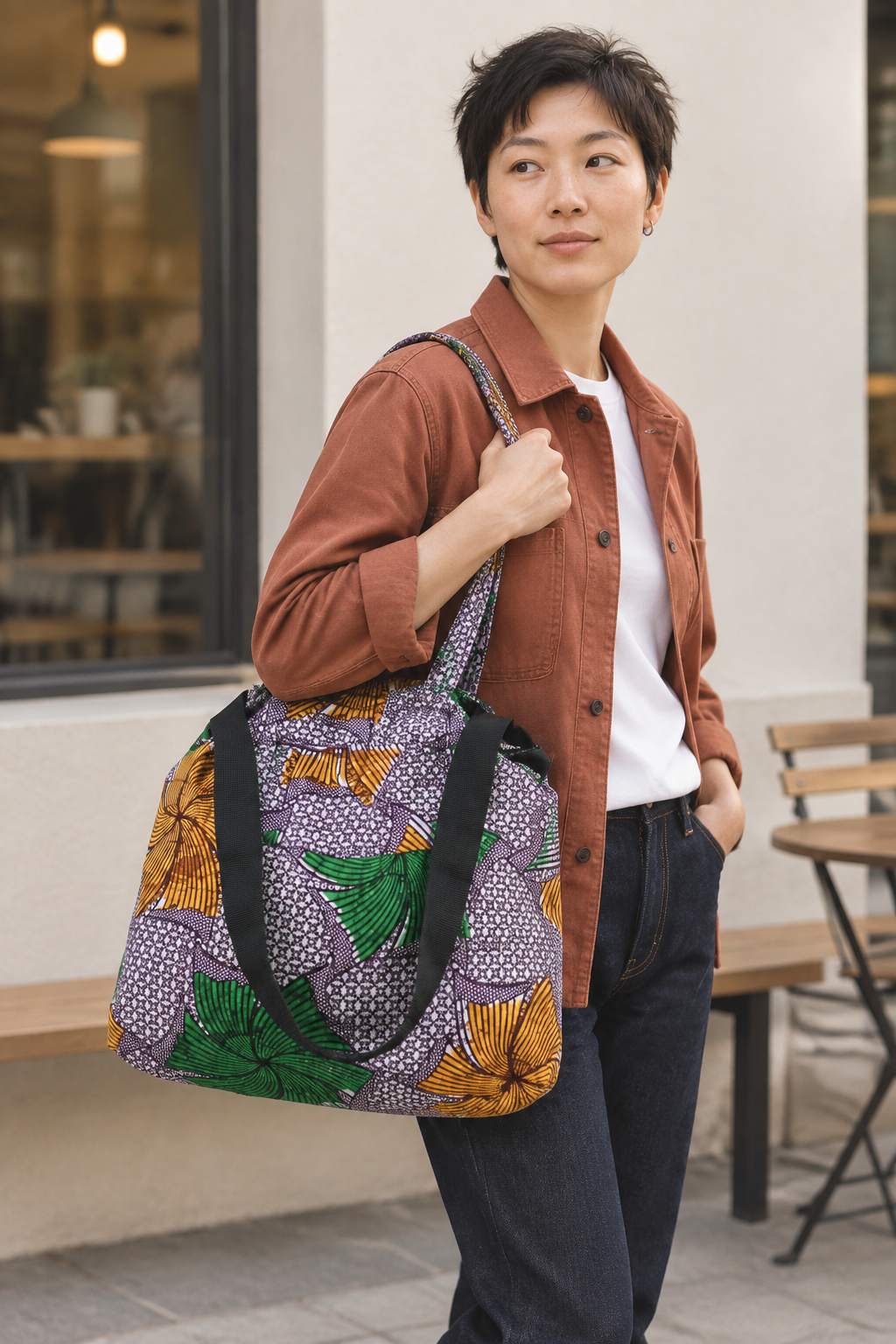 Market bag urban lifestyle image