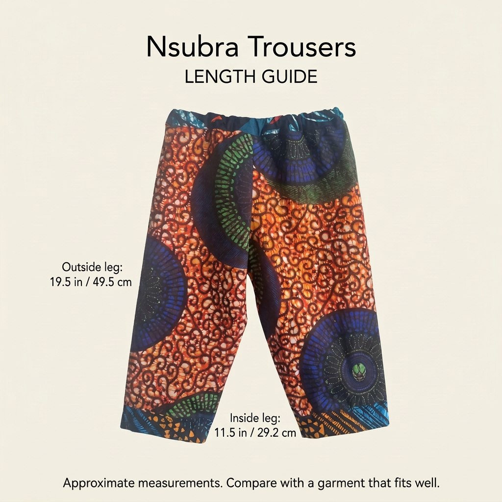 'Nsubra' African Print Trousers for Children