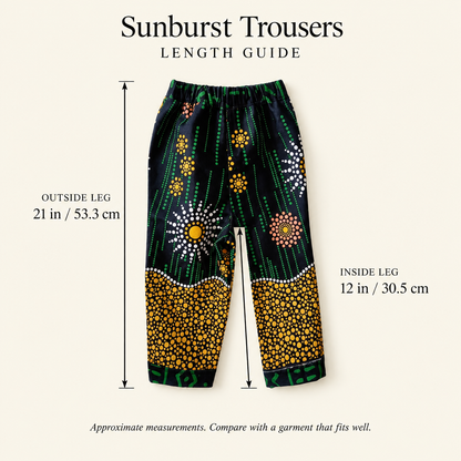 'Sunburst' African Print Trousers for Children